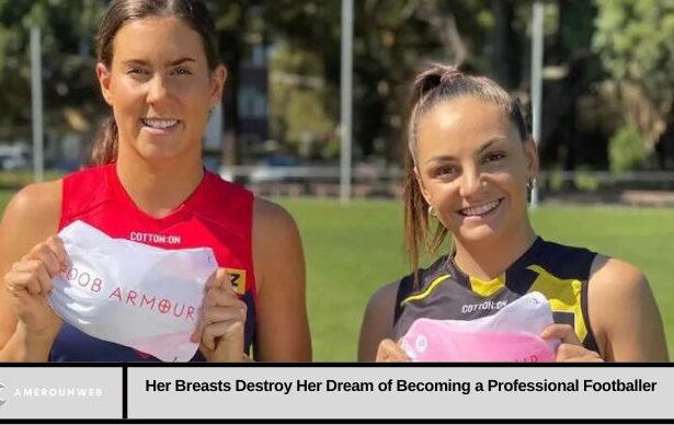 Her breasts destroy her dream of becoming a professional footballer
